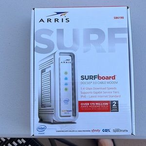 EUC Arris SB 6190 Surfboard docsis 3.0 cable modem